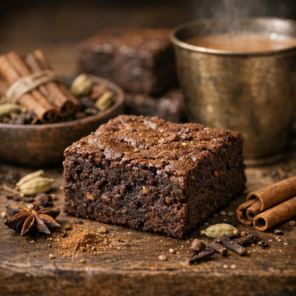 Chai-Spiced Brownies