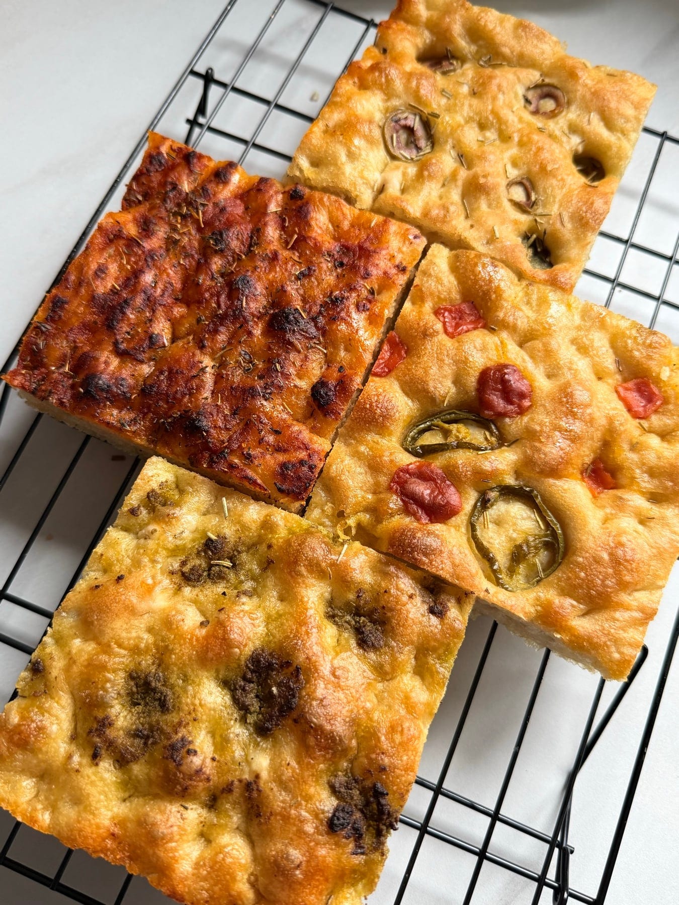 Assorted Foccacia Breads from the Joyful Bakehouse menu