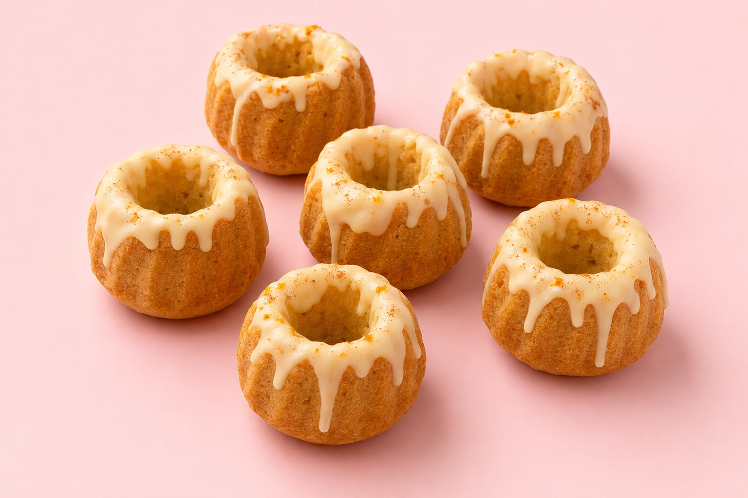 Orange Bloom Mini Bundt Cakes